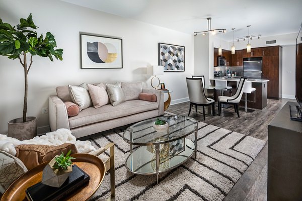 living room at Alaya Hollywood Apartments          