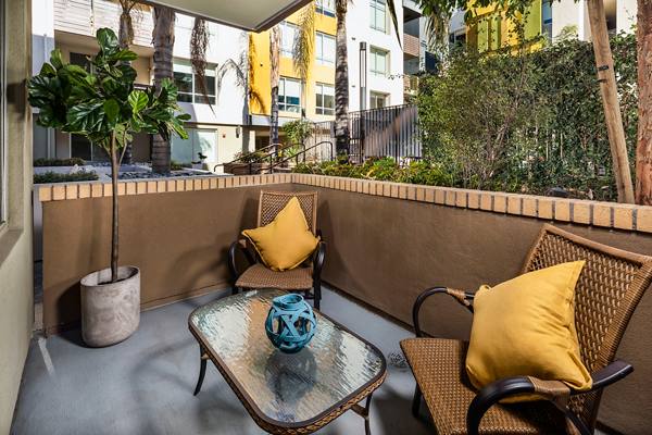 patio/balcony at Alaya Hollywood Apartments