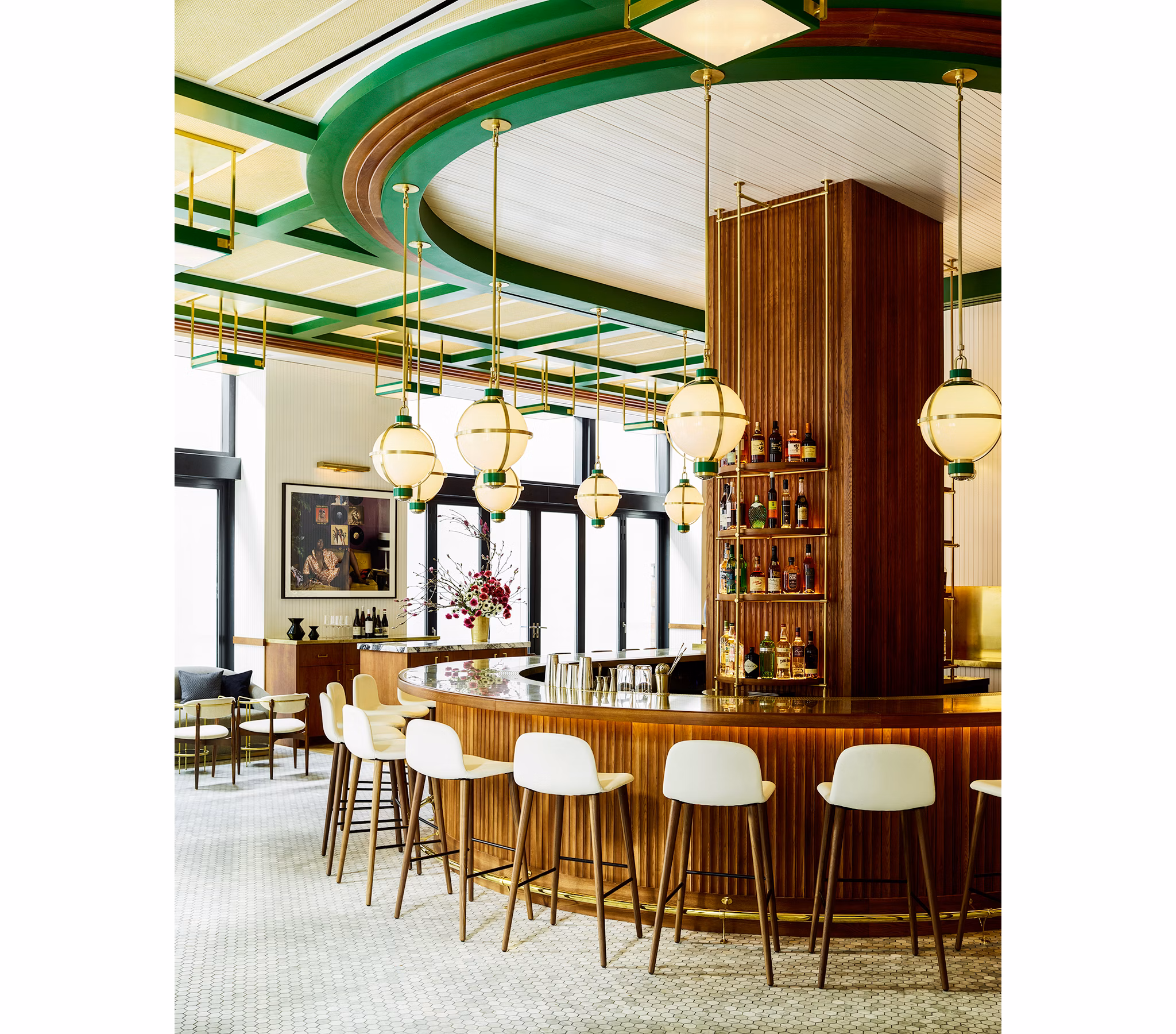 Clubhouse: Luxury apartment complex with a modern design in a vibrant community setting