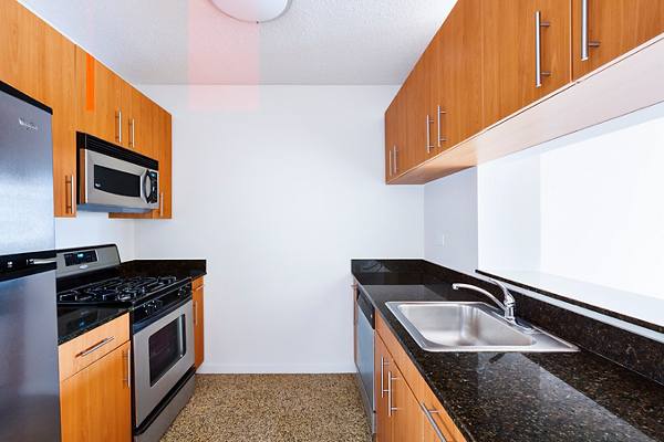 kitchen at RiverEast Apartments            