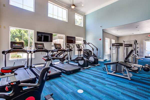 fitness center at Sierra Foothills Apartments