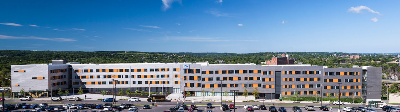 Campus West Apartments: Modern with green spaces and sleek design in urban setting