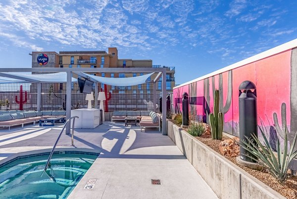 pool at Urbane Apartments