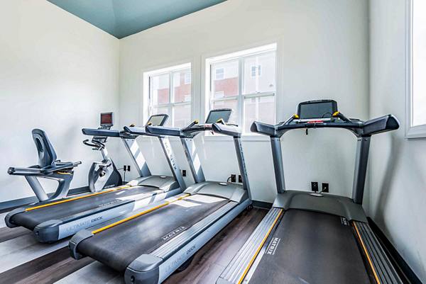 fitness center at University Village Apartments On Colvin