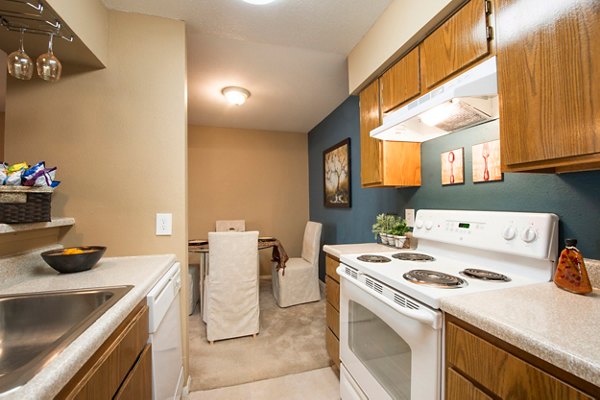 kitchen at Willow Springs Apartments