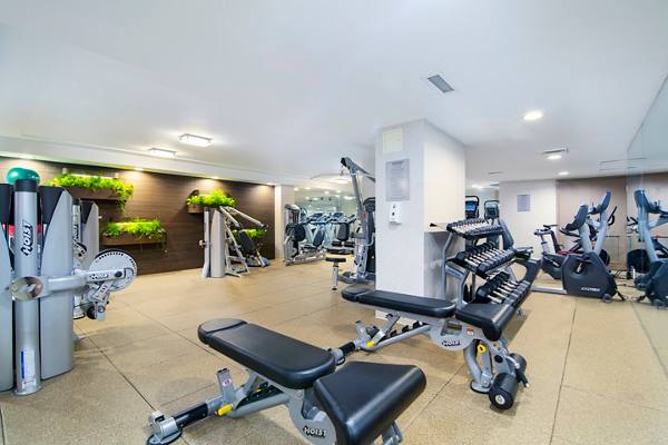 fitness center at Two Lincoln Square                   