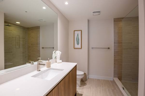bathroom at Eon Flagler Village Apartments