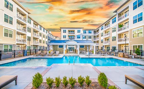 pool at Overture Greenville Apartments