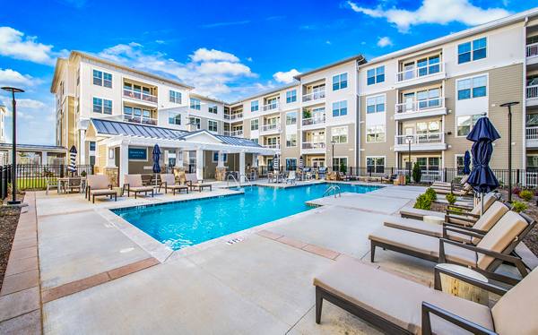 pool at Overture Greenville Apartments