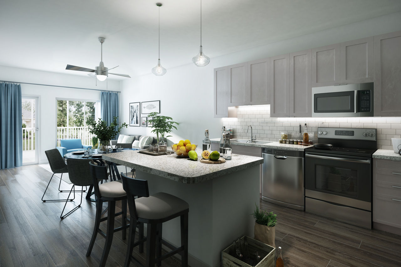 rendering at Decorum Apartments