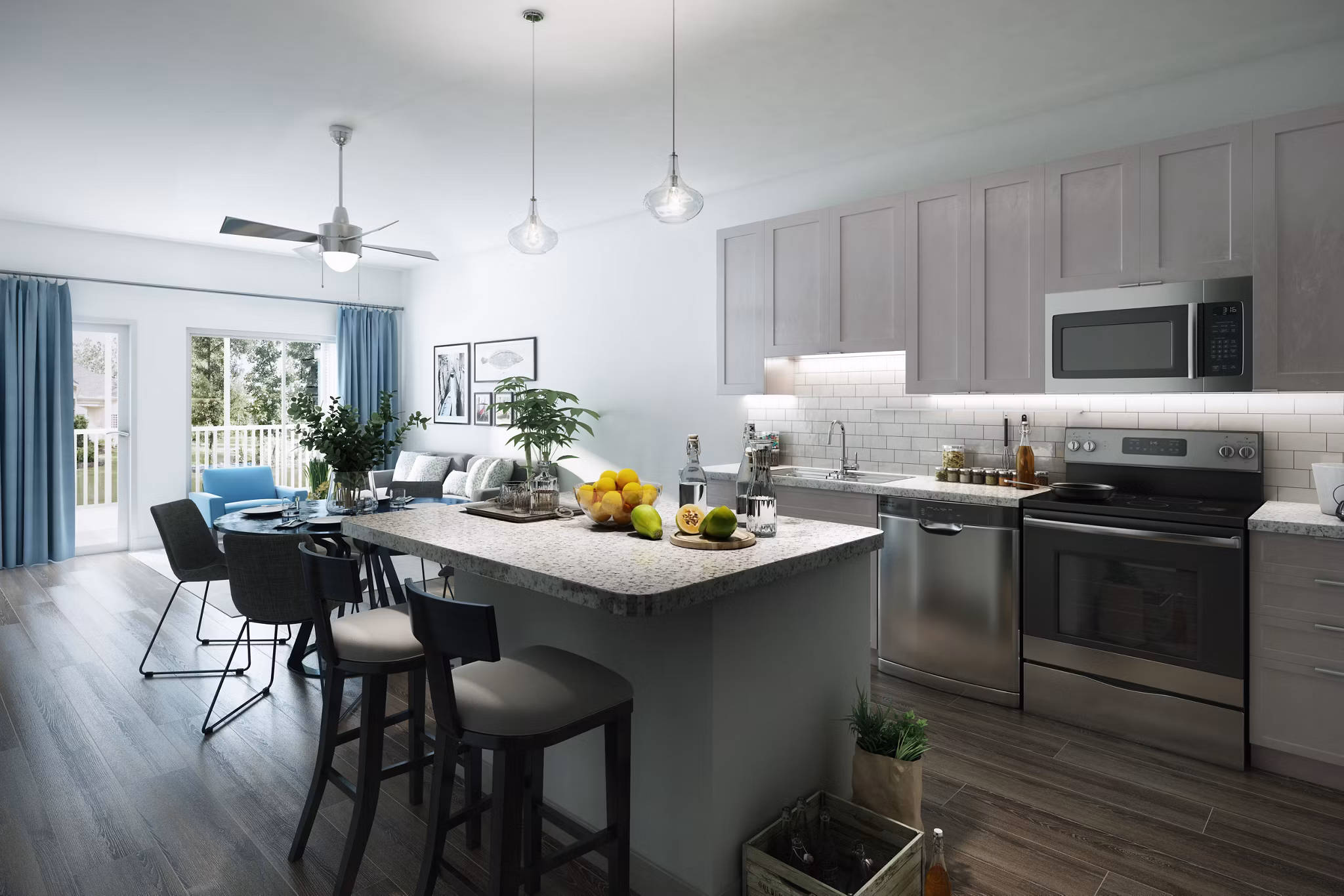 rendering at Decorum Apartments