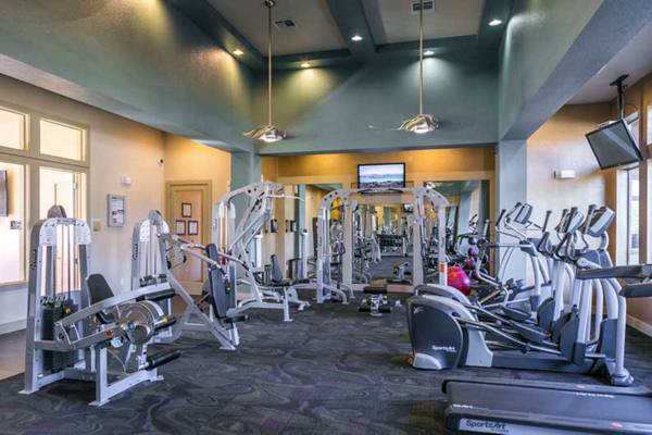 fitness center at Discovery at Shadow Creek Ranch Apartments