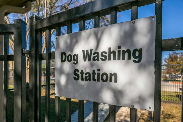 dog wash station at Discovery at Shadow Creek Ranch Apartments