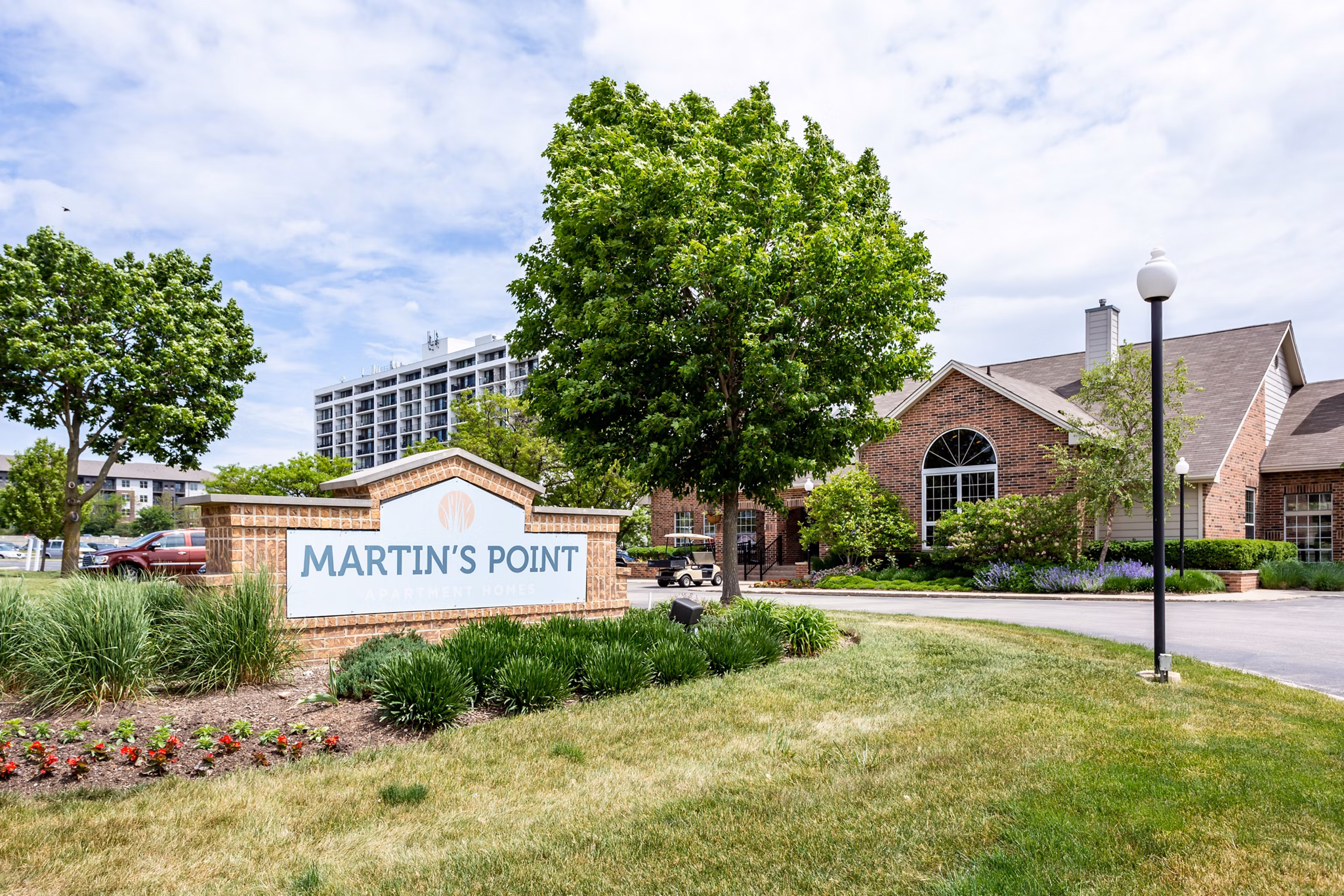 signage at Martin's Point Apartments