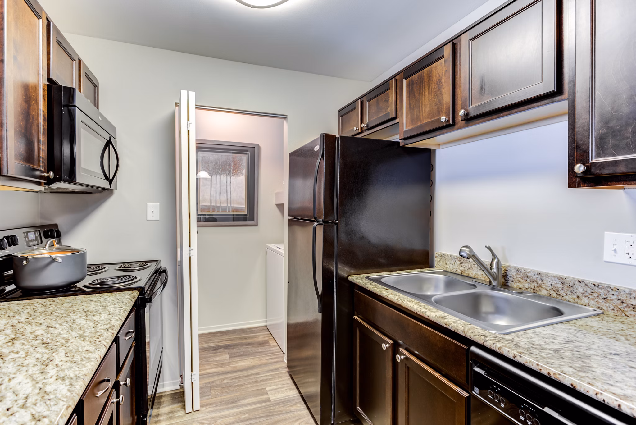 kitchen at Martin's Point Apartments