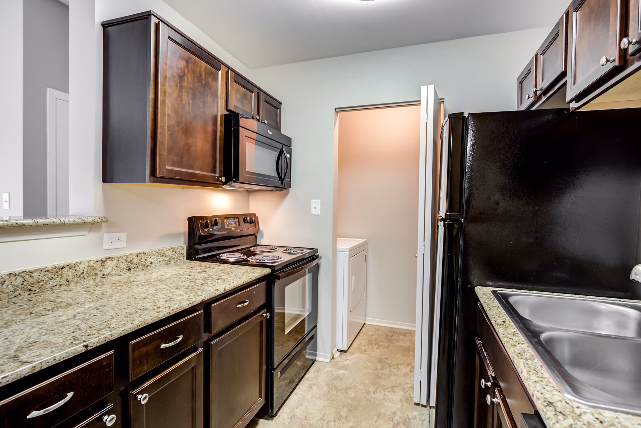 kitchen at Martin's Point Apartments
