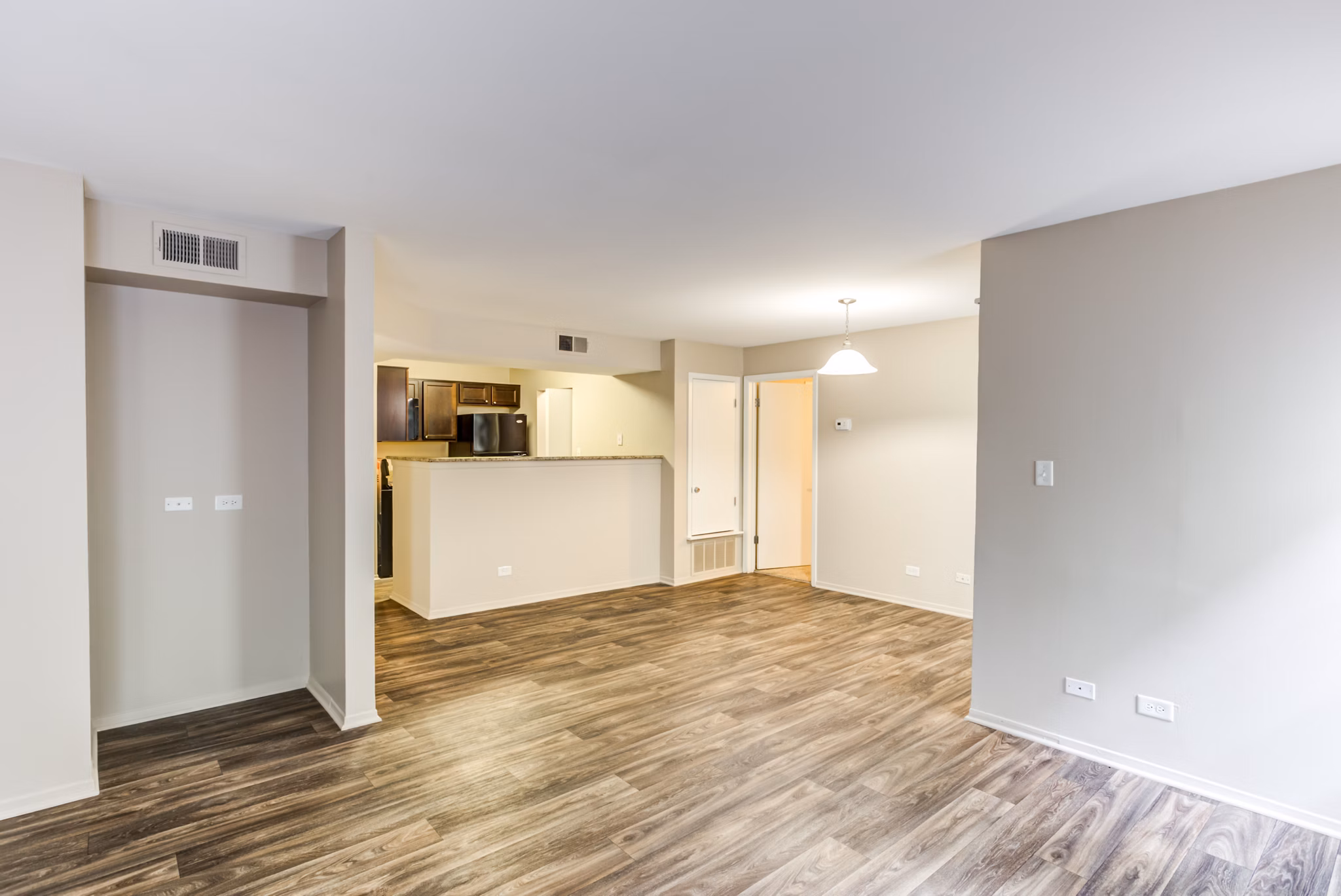 living room at Martin's Point Apartments