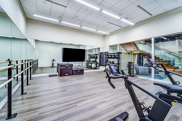 fitness center at Oversea at Flagler Banyan Square Apartments