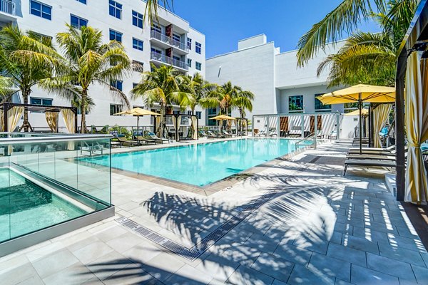 pool at Oversea at Flagler Banyan Square Apartments