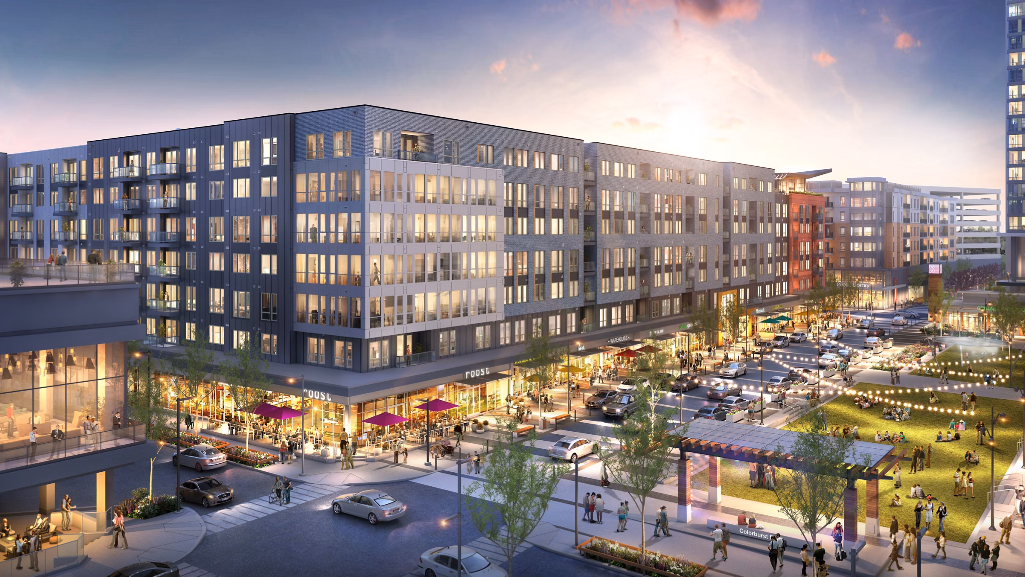 rendering at Juniper Apartments