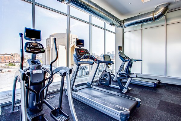 fitness center at 1313 Randolph Street Lofts Apartments