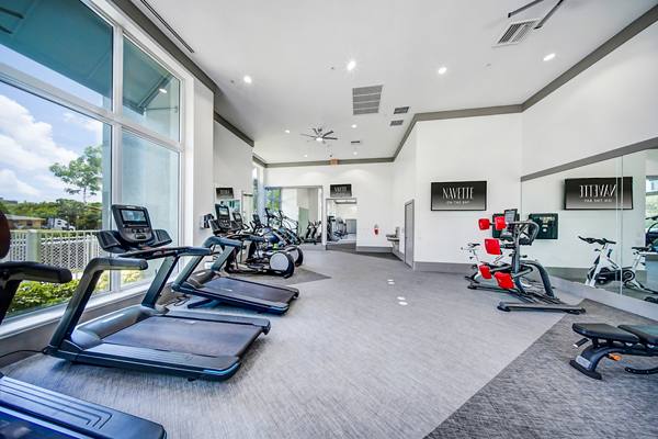 fitness center at Shorecrest Club Apartments