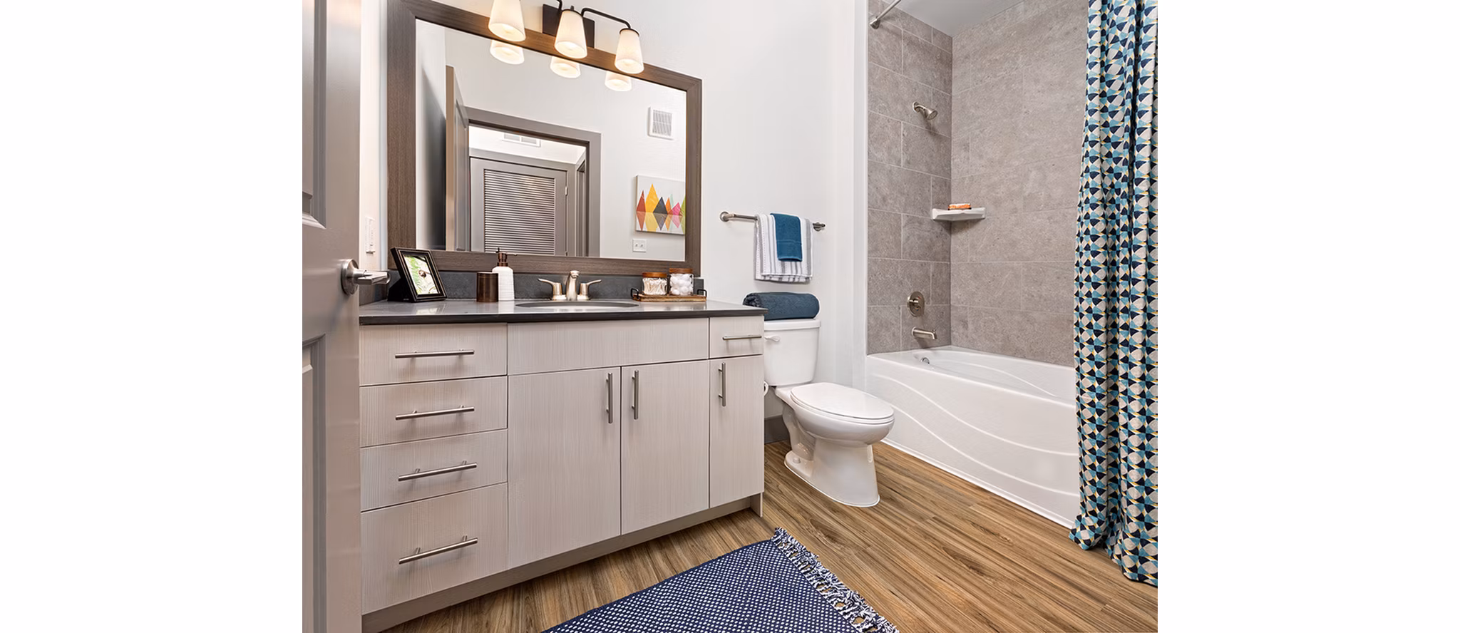 bathroom at Flats at 703 Apartments