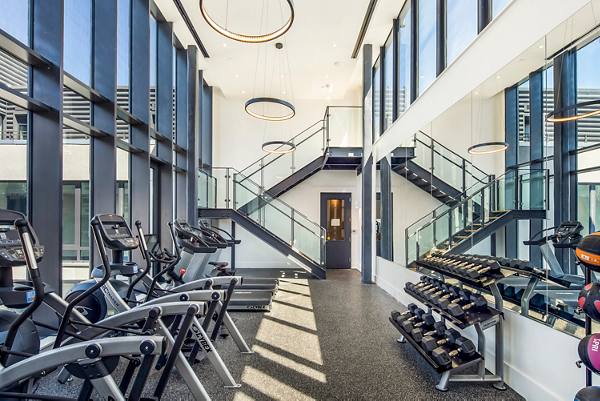 fitness center at 100 Steuben Apartments