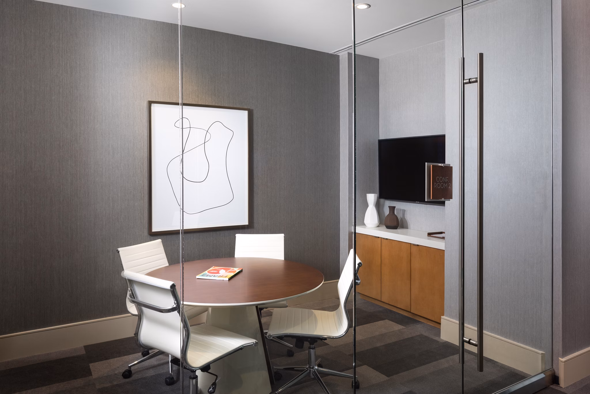 State-of-the-art meeting facility at The Kincaid at Legacy Apartments, ideal for conferences and events in a luxurious setting