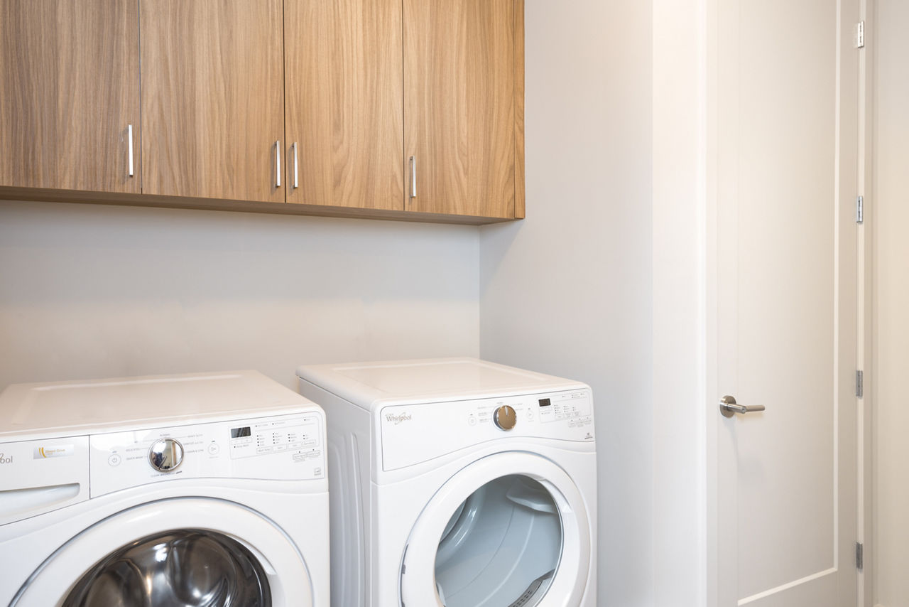 Laundry room at The Kincaid At Legacy