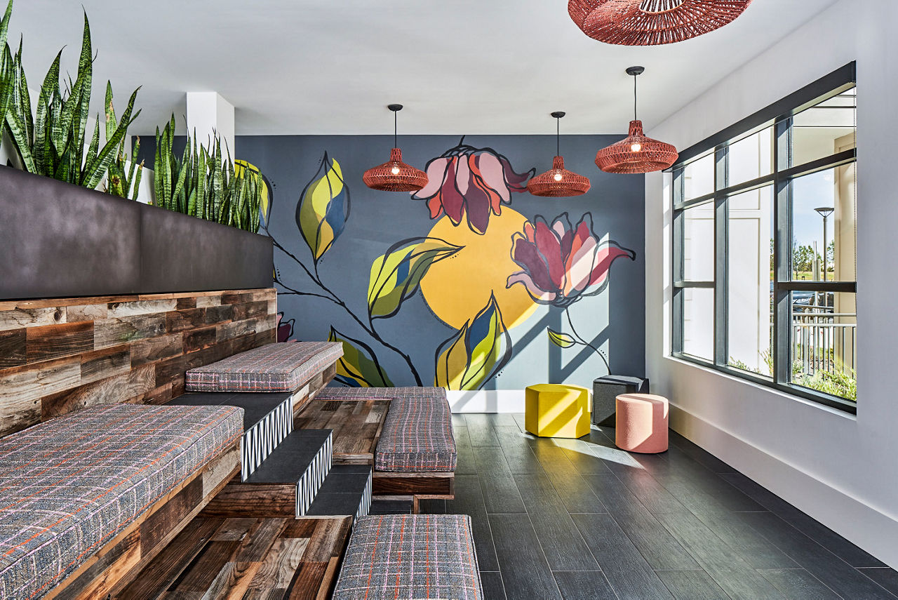 Lobby at The Court At Redstone Apartments (7 of 7)