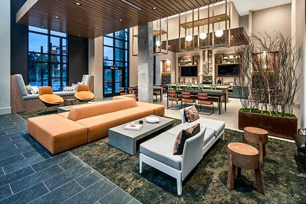 clubhouse/lobby at The Court at Redstone Apartments