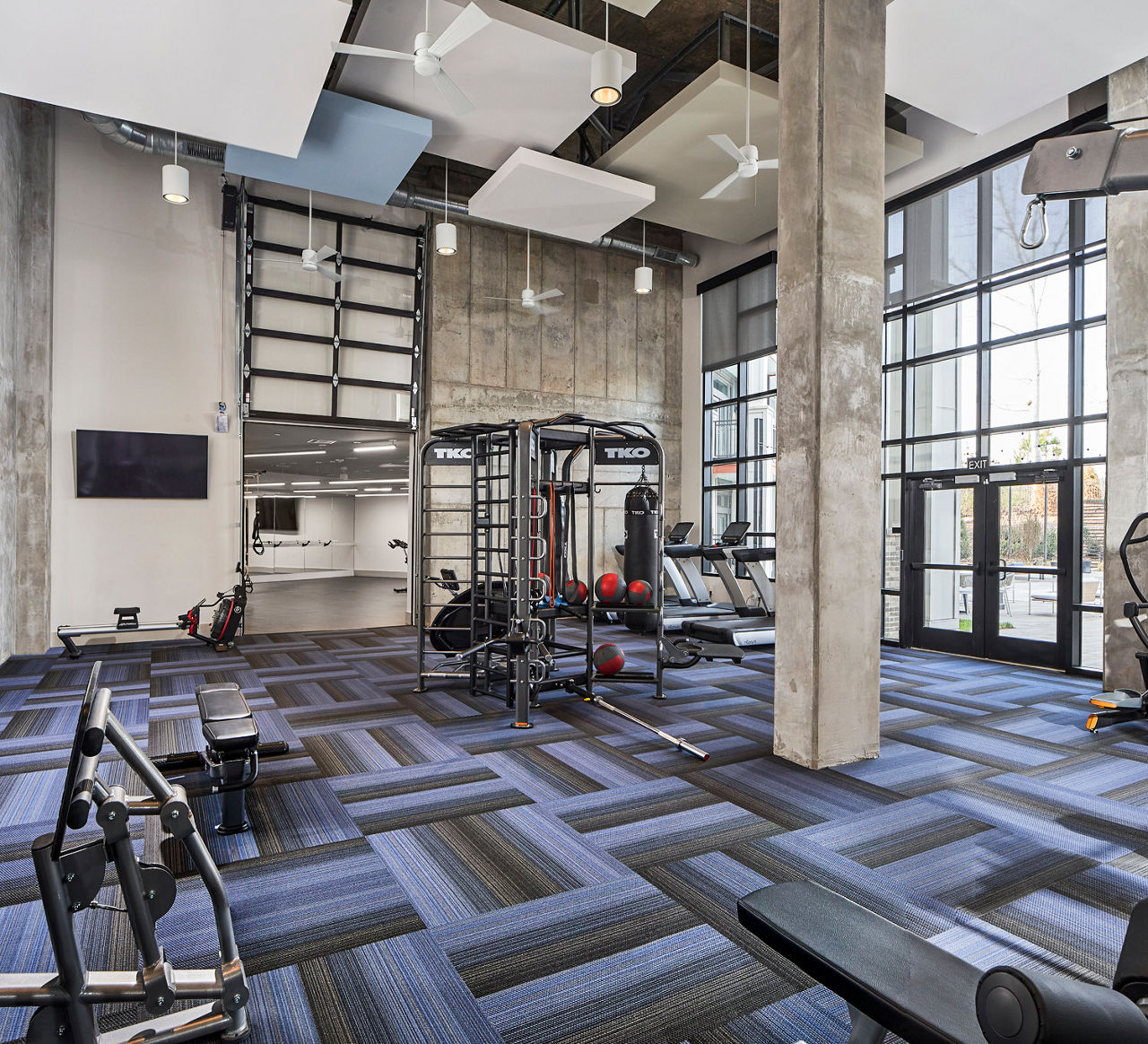 Gym at The Court At Redstone Apartments (1 of 2)