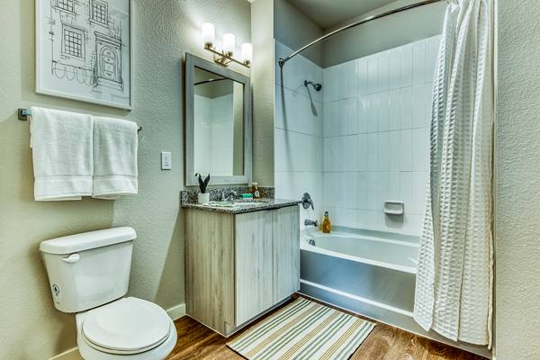 bathroom at Amiya Apartments
