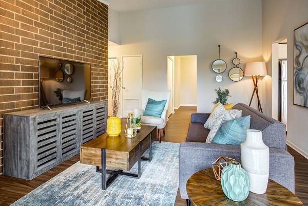living room at Orion Arlington Lakes Apartments