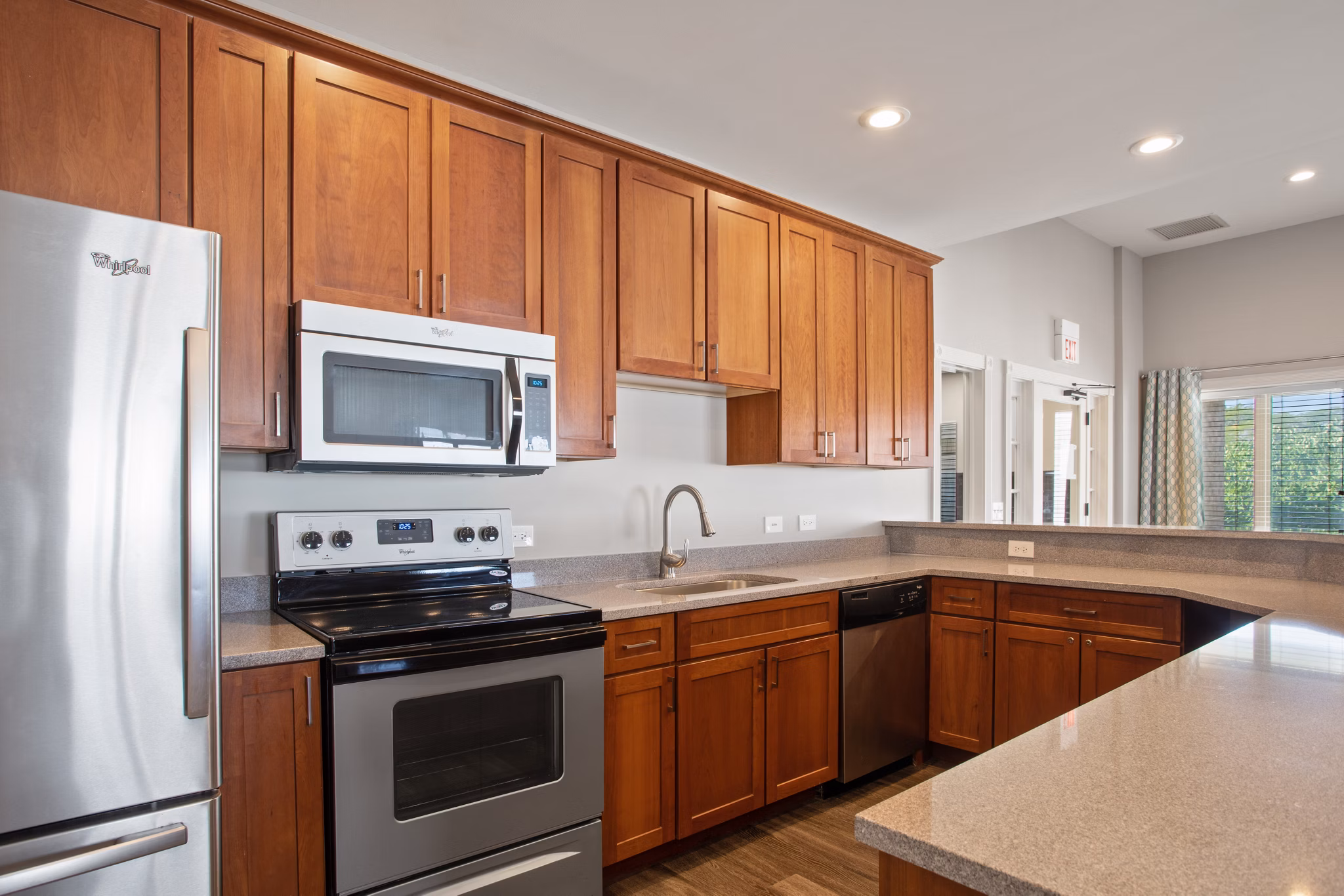 Clubhouse at Orion Prospect Apartments: Modern community hub with stylish furnishings and versatile spaces