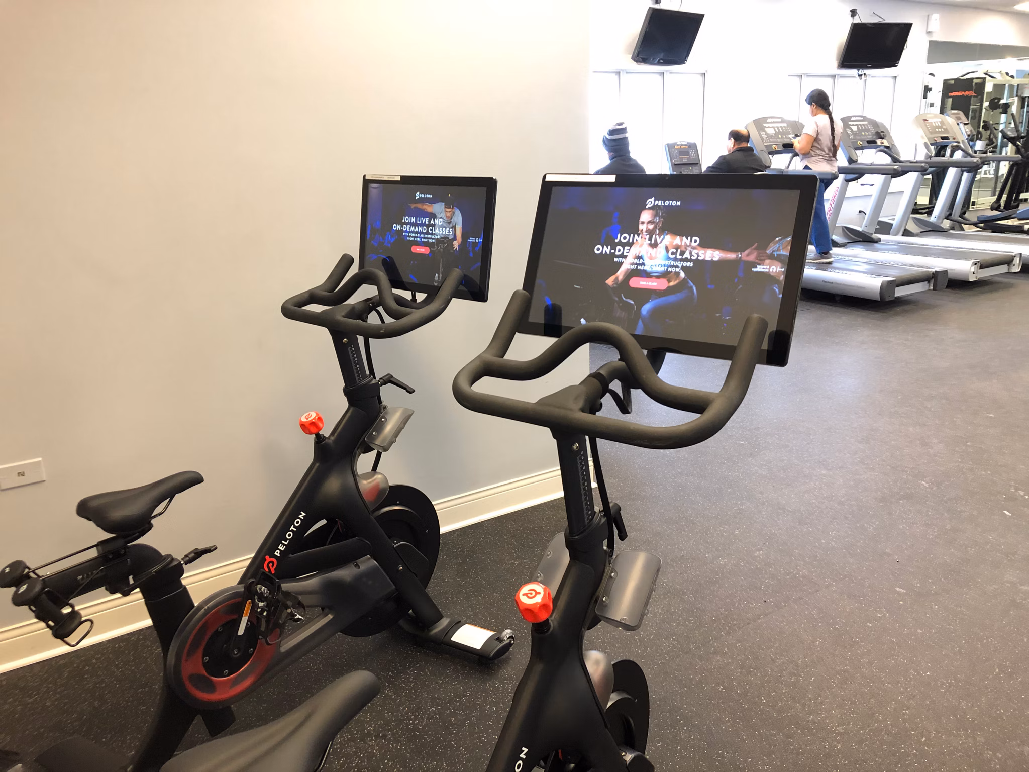 fitness center at Orion Prospect Apartments
