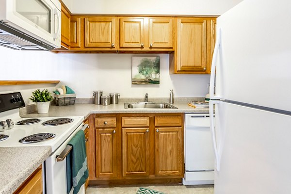 kitchen at Orion Prospect Apartments