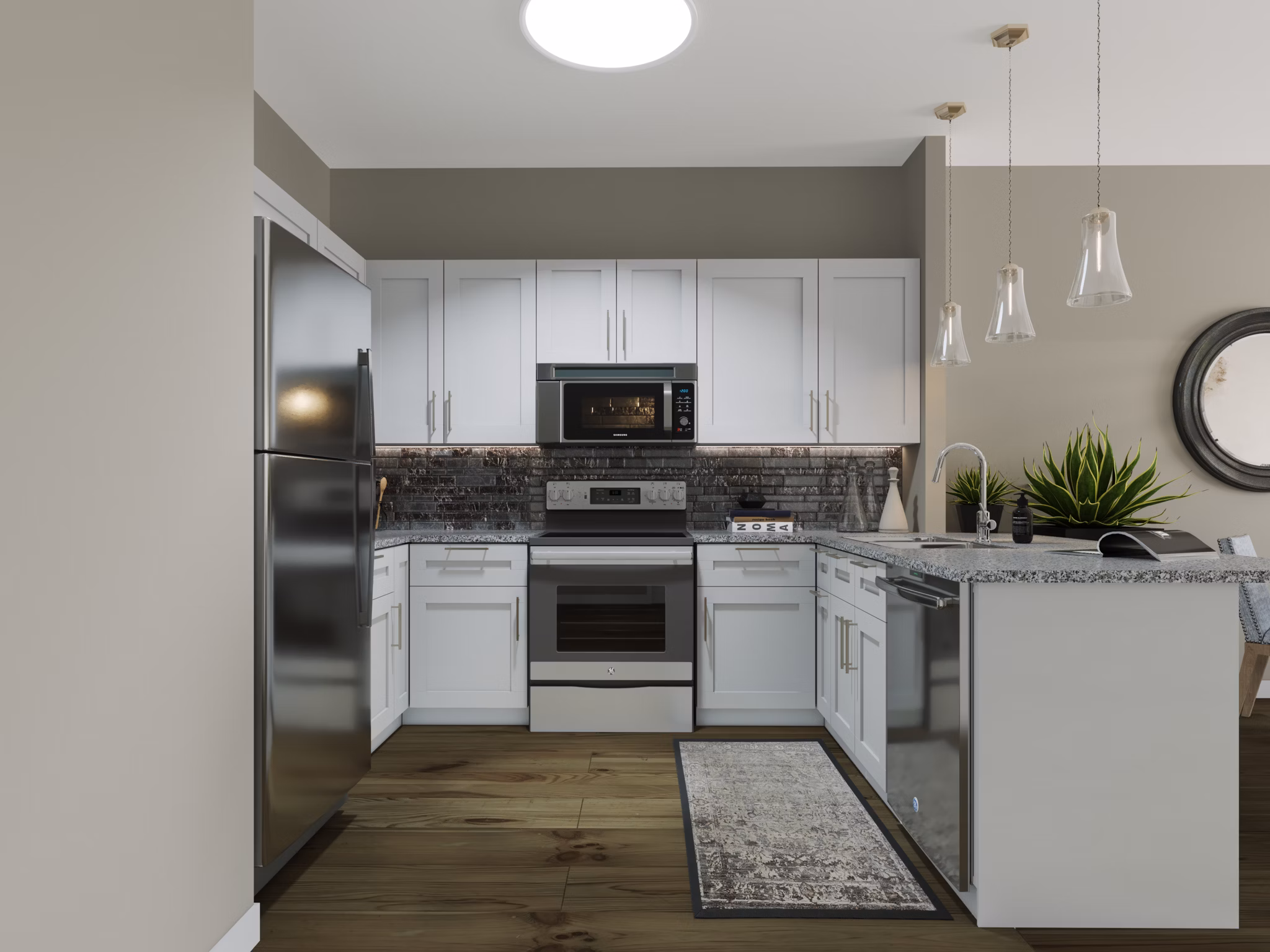 rendering at The Brio at The Boulevard Apartments