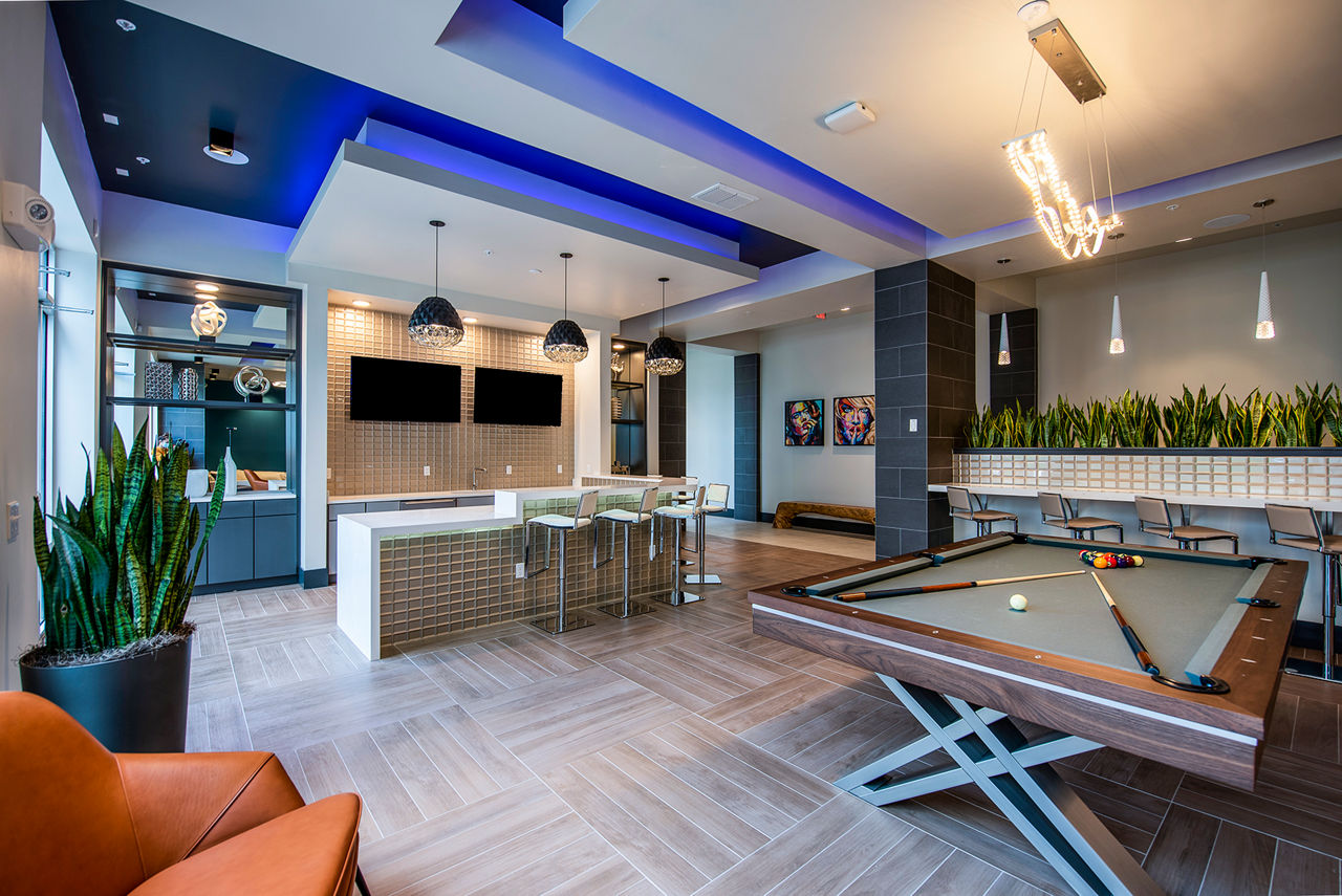Game room at Sanctuary At Centerpointe (2 of 3)