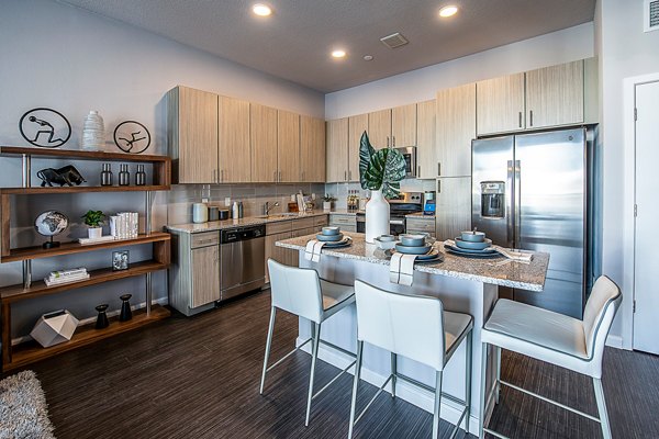 kitchen at Sanctuary at Centerpointe Apartments