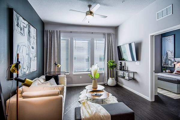 living room at Sanctuary at Centerpointe Apartments