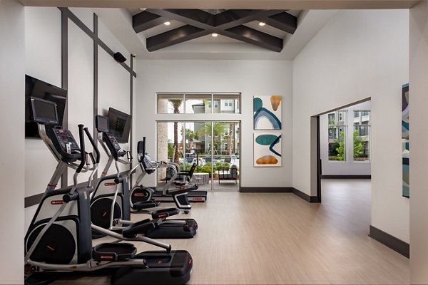 fitness center at Overture Hamlin Apartments