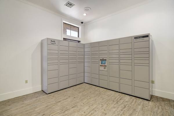 mail room at Broadstone Grand Avenue Apartments