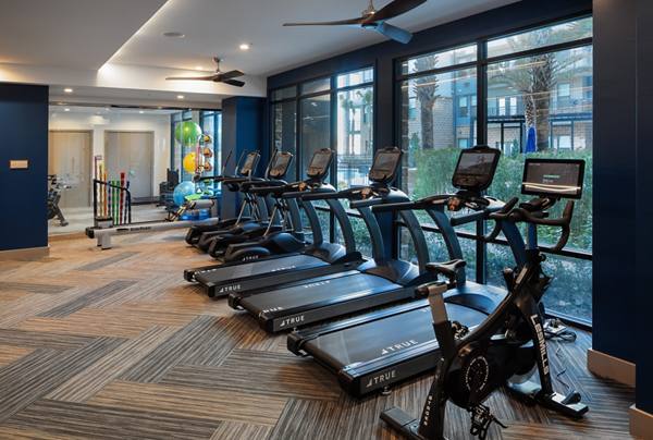 fitness center at Broadstone River House Apartments