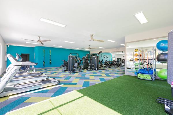 fitness center at Morada West Apartments
