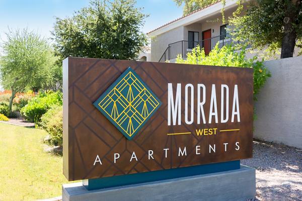 signage at Morada West Apartments