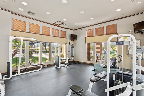 fitness center at Cornerstone Ranch Apartments