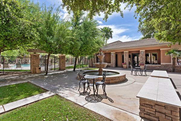 courtyard at Cornerstone Ranch Apartments