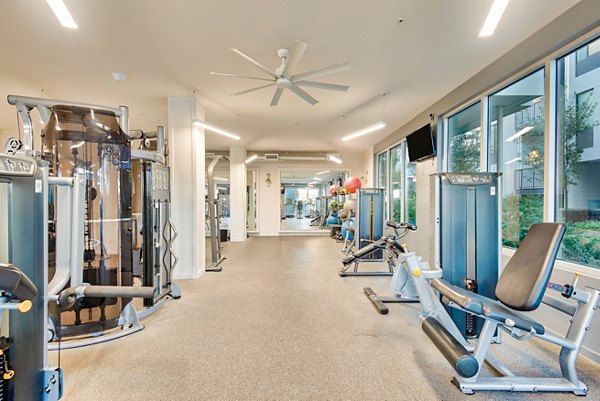fitness center at SALT Apartments
